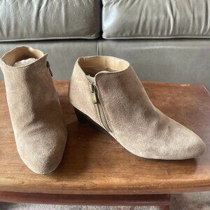 Beige Adrienne Vittadini Ankle Booties